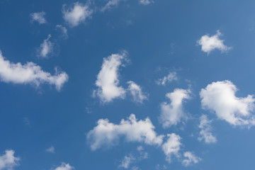 Cloudy blue sky