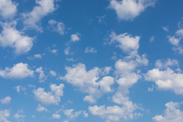 Cloudy blue sky