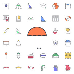 Umbrella icon. Universal set of web for website design and development, app development