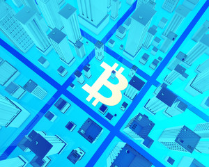 Urban network technology, data transmission,bitcoin