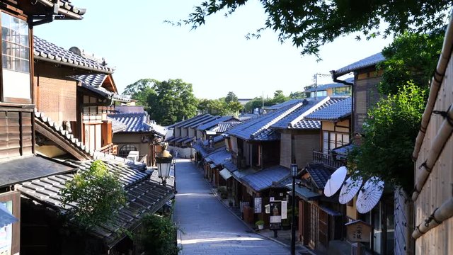 京都　八坂の塔周辺の町並み　イメージ
