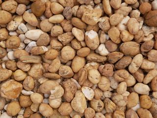 small stone background, white pebble stone nature background