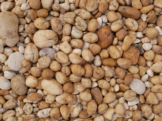 small stone background, white pebble stone nature background