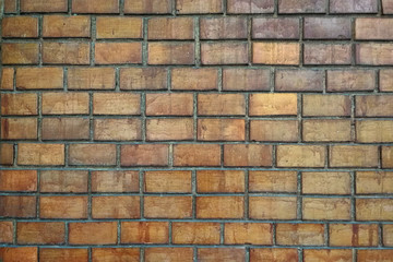 Brown Brick Wall Texture Background.
