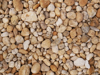 small stone background, white pebble stone nature background