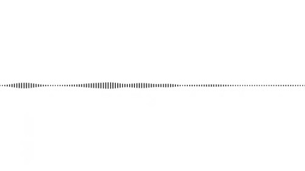 A simple black and white audio visualization effect