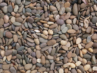 brown stone background, garden pebble stone