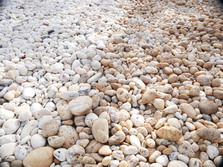 pebbles on the beach background