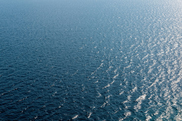Sea water surface texture. Deep sea waves