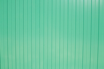 green metal profiled sheet surface