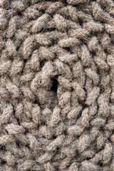 Fiber of coconut made textile for mat, coconut fiber texture background.