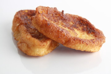 The torrijas are a typical Spanish dessert that is eaten for Easter, are made with milk and bread