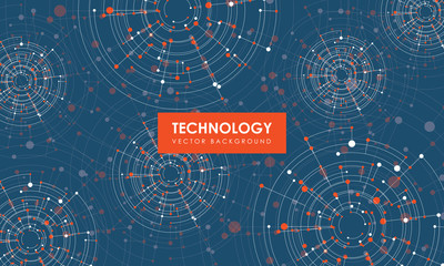 Vector design circuit board. Illustration Abstract modern futuristic, engineering, science, technology background. Hi tech digital connect, communication, high technology concept