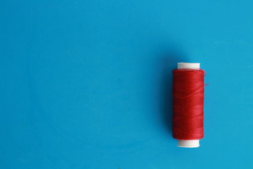 sewing thread red clothes