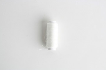 sewing thread white clothes
