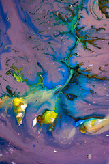 Abstract acrylic paint background, beautiful color mix.