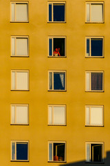 Stockholm, Sweden A rental apartment complex in Nybohov, a suburb.