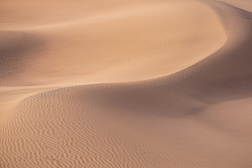 unsurpassed sand dunes in Dasht-e-Lut, Lut desert, the hottest desert in the world, also known as...