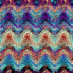 Seamless grunge abstract square pattern. Paint grunge cracks.