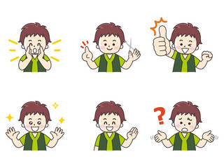 美容師の男性セット