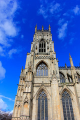 Fototapeta na wymiar cathedral building scenery, Yorkshire, England.