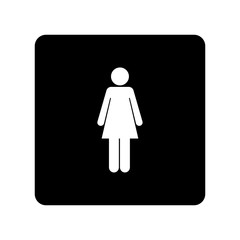 female toilet sign vector