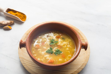 Typical indian soup