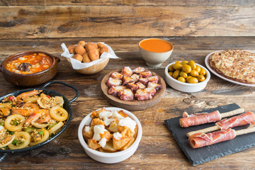 typical tapas in spain