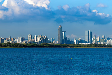 Obraz premium City Skyline of Chegongmiao Financial District, Shenzhen
