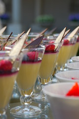 ベリーのプリン