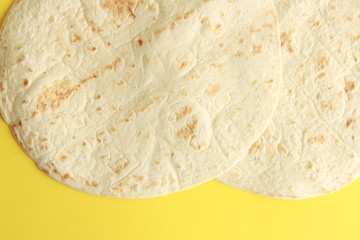 Mexican wheat flour tortillas to make tacos