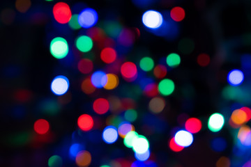 Abstract Light Bokeh beautiful background.