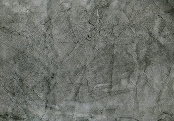 old crumpled black paper