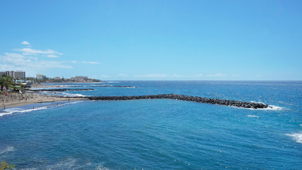 Sunny day in Playa de Las Americas, an lively expansive resort in the south western part of the...