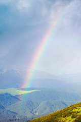 Rainbow in the Carpathians