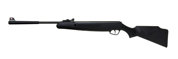 Air rifle isolated on white background.