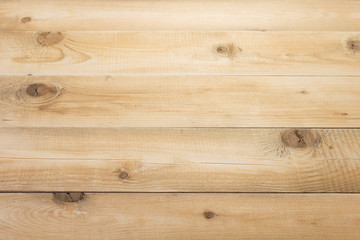 Fototapeta premium empty wooden table in front, plank board background texture surface