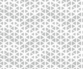 Abstract geometric pattern. Seamless vector background. White and grey halftone. Graphic modern pattern. Simple lattice graphic design.