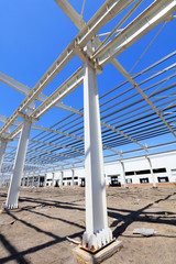 steel girder truss under blue sky