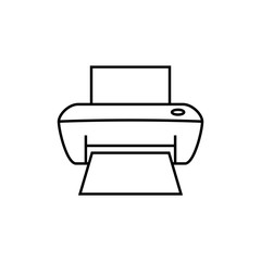 Print Icon Vector Illustration 