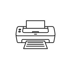 Print Icon Vector Illustration 
