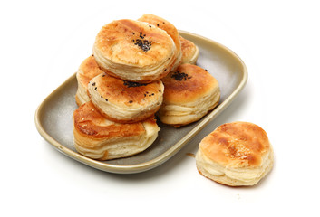 Sweetheart cake wife cake Hong Kong on white background