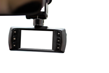 The car camera that is separated from the white background is free..