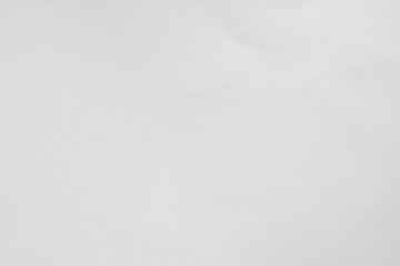 Texture of white paper for writing and paining background with copy space.