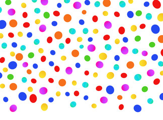 Bright colourful confetti.