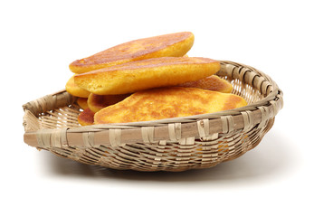 Chinese Cake on white background 
