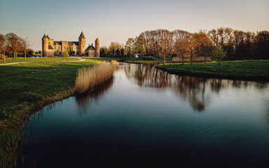 Fototapeta na wymiar Kasteel (Burg) Westhove, Domburg, Zeeland, Niederlande