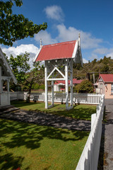 Fototapeta na wymiar Shanty Town Goldmine Museum. New Zealand. Historic Gold town