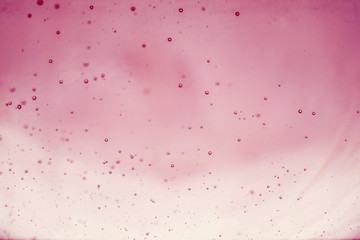 bubbles in the water. colored background. watercolor