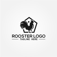 Rooster Logo Vector Design Template